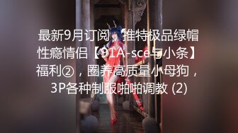 最新9月订阅，推特极品绿帽性瘾情侣【91A-sce与小条】福利②，圈养高质量小母狗，3P各种制服啪啪调教 (2)