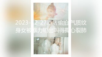 2023-12-27酒店偷拍 气质纹身女被暴力输出叫得撕心裂肺