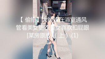 【 偷拍】大神躲在浴室通风管看美女更衣美女喜欢扣屁眼[某房原版]（上） (1)