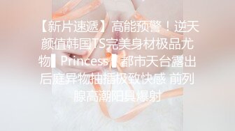 【新片速遞】高能预警！逆天颜值韩国TS完美身材极品尤物▌Princess ▌都市天台露出后庭异物抽插极致快感 前列腺高潮阳具爆射